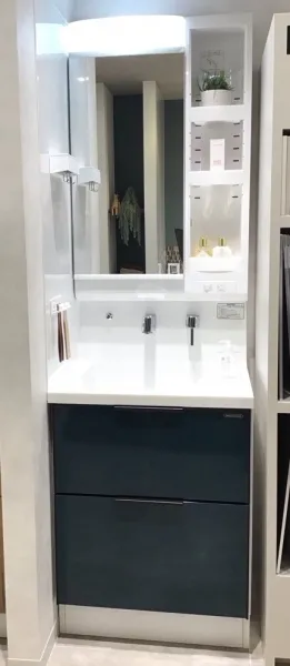 洗面台（洗面所） ファミーユ 間口60cm ブルーグリーン（25年8月